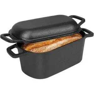 3.6QT Oval Dutch Oven for Bread Baking